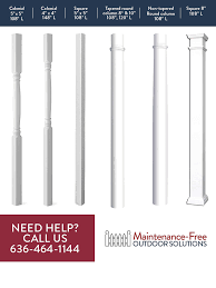 Maybe you would like to learn more about one of these? Vinyl Porch Posts Maintenance Free
