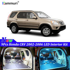 9pcs No Error Canbus White Led Car Interior Bulbs Package Kit For 2002 2003 2004 2005 2006 Honda Cr V Crv Led Interior Light Honda Crv Honda Cr Honda