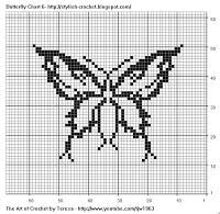 Free Filet Crochet Charts And Patterns Butterfly Filet