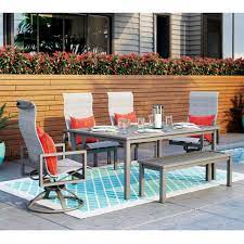 And summary of contents for chair care patio homecrest series. Homecrest Sutton Sling Patio Dining Set With Bench Hc Sutton Set1