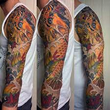 Top 47 Koi Dragon Tattoo Ideas 2021 Inspiration Guide Koi Dragon Tattoo Tattoo Designs Men Tattoos For Guys