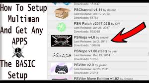 How To Setup Multiman V4 81 02 Get Any Apps For Any Jailbreak Ps3 The Basic Youtube