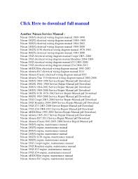 Nos coups de coeur sur les routes de france. Nissan Almera Tino V10 Electrical Wiring Diagram Manual 2000 2006