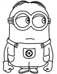 Minions Coloring Pages Of Dave Coloring Home