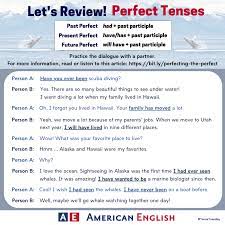 Check spelling or type a new query. American English At State Have You Perfected The Perfect Tenses This Tensetuesday Let S Review What We Ve Learned About The Past Present And Future Perfect Tenses First Read Or Listen To This