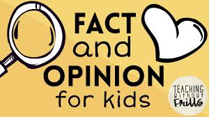 Fact Or Opinion For Kids