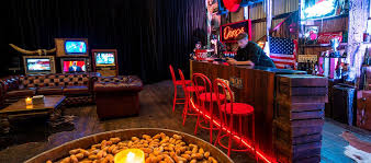 Secondly, you will need to choose a theme for the bar. 19 American Sports Bar Ideas American Sports Bar Sports Bar Western Saloon