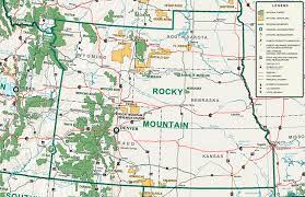 Map of inside us map rocky mountain states 16497, source image : Rocky Mountain Region