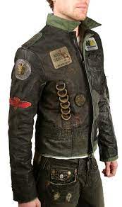 Men S Junker Tank Custom Leather Jacket Custom Leather Jackets Leather Jacket Men Apocalyptic Clothing