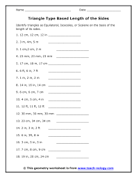 The number that comes just before a given number is called predecessor. Triangle Type Based Length Of The Sides Math Worksheets Math 10th Grade Math Worksheets