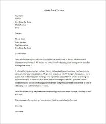 12 Thank You Letter After Job Interview Doc Pdf Free Premium Templates