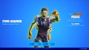 Midas Zombie Skin New Fortnitemares Leaks Halloween Bus In Game Epic Games Update Youtube