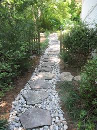 Dry Creek With Boulder Steppers Side Yard Drainage Solution Vorgarten Anlegen Landschaftsbau Mit Steinen Garten Landschaftsbau