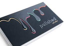 Spot gloss (or spot uv) is currently available on our 19pt super paper, featuring a. 16 Pt Suede With Raised Spot Uv Foil Business Cards Salon Business Cards Design Spot Uv Business Cards