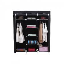 Black Portable Clothes Closet Wardrobe Songmics
