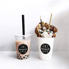 Blank Space Cafe Seattle Bubble Tea Bubble Waffle Bubble Milk Tea