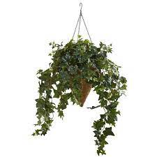 42 artificial ivy plant in basket hanging plants outdoor hangers online