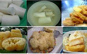 Resep Singkong Goreng Merekah Dan Cara Membuat Singkong Goreng Keju Lengkap Olahan Gorengan Singkong Melepuh Serta Cara Bikin Singkong Go Resep Makanan Cemilan
