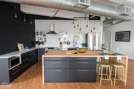 Choose from a large selection of affordable high quality modern rta cabinets that are available in high gloss and textured woodgrain door styles. A Modern Scandi Industrial Kitchen Makeover With Samsung The Brick The Diy Mommy