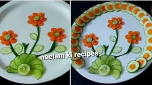 After taking so much time and care to complete one of these masterpieces i when i was a kid, i didn't really like to eat veggies or fruits at all. Beautiful Salad Decorations Ideas For School Students And Kids By Neelam Ki Recipes Youtube