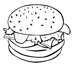 Find out more summer on printablecoloringpages.org. Hamburger With Everything Coloring Page Coloringcrew Com
