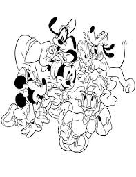 Funny donald duck coloring pages to print. Mickey And Friends Coloring Pages Coloring Home