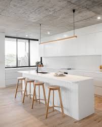 Futureflip On Instagram Exposed Concrete Ceilings As Seen At Unit 1 Alice St By Keeping The Concrete In 2020 White Modern Kitchen Concrete Ceiling Luxury Kitchen