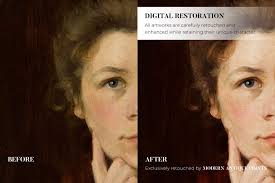 Moody Wall Art Dora Portrait Painting Print Dark Academia Decor Modern  Antique Print