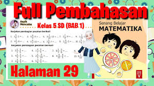 Berupa latihan untuk mengetahui sejauh mana pemahaman siswa terhadap materi. Jawaban Matematika Halaman 29 Lengkap Ii Jawaban Senang Belajar Matematika Kelas 5 Sd Youtube