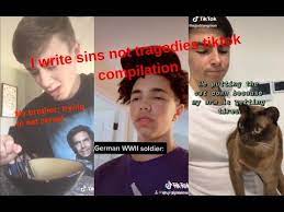 Dadadadada I Write Sins Not Tragedies Tiktok Compilation Youtube