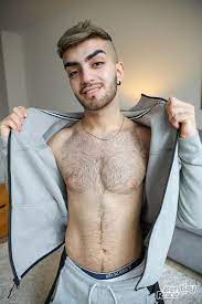 Young hairy Middle Eastern hottie David Khalid strips naked jerking his  huge thick dick – Men for Men Blog