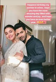 In this birthday celebration, there were people from his family as varun dhawan also shared a story on instagram, in which he is seen assuming his birthday, in which he has very close people and members of his family. Happy Birthday Varun Dhawan From Alia Bhatt To Kartik Aaryan Celebs Wish Kalank Actor On His 32nd Birthday India Com
