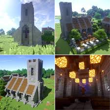 Minecraft Medeival Church Minecraft Medieval Minecraft Crafts Minecraft Blueprints