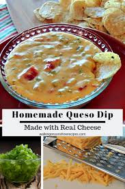 A Delicious And Easy Recipe For Homemade Queso Dip Your Family Will Love This Dip Recipe And You Will Love Knowing There S No Fake C Recipes Queso Dip Cooking