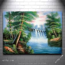 Acrylic Landscape Paintings On Canvas Large Paint By Numbers Canvas Painting Landscape Waterfall Paintings Large Painting