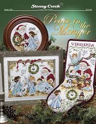 Stoney creek2011 cross stitch collection spring. Peace In The Manger Cross Stitch Pattern Book By Stoney Creek Bk523