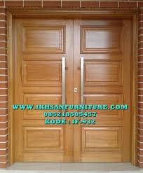 Model Pintu Rumah Minimalis Kayu Jati Super Daun Pintu Utama Rumah Ikhsan Furniture Jepara
