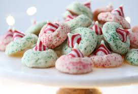 #dessert #cookies #hersheykiss #surprise #snowball #snowballcookies #mexicanweddingcookies. Peppermint Kiss Cookies Christmas Cookie Recipe