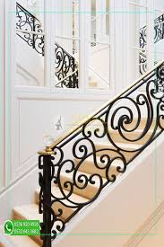 Ferforje Ozel Tasarim Merdiven Korkulugu Wrought Iron Special Design Stairs Railling 2020 Tasarim Evler Merdivenler Korkuluklar