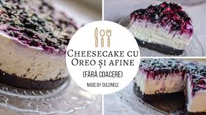 Ingredientele de care ai nevoie pentru o astfel de prajitura sunt urmatoarele: Cheesecake Cu Oreo Èi Afine FÄrÄ Coacere Èi FÄrÄ GelatinÄ Blueberry No Bake Cheesecake Eng Sub Youtube