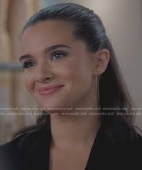 WornOnTV: Jane's gold chain earrings