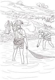 These activities focus on this event and will encourage children to worship and follow jesus like. Jesus Calls Peter And Andrew Coloring Page From Jesus Mission Period Category Select From 24652 Printable Craf Bible Coloring Pages Peter Bible Coloring Pages