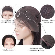 High Density Water Wave Glueless Wig Full Frontal Wet And Wavy HD Lace  Front Human Hair Wig 200% 250%