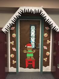 Christmas door decorating contest gingerbread house. Gingerbread House Door Decorating Door Decorating Contest Office Christmas Decorations Door Decorations