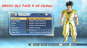 Get great deals at target™ today. Dragon Ball Xenoverse 2 All Dlc Pack 4 Clothes With Stats Youtube
