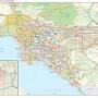 Los Angeles map from www.amazon.com