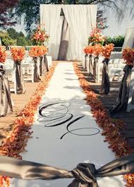 16 Awesome Outside Fall Wedding Ideas Weddinginclude Outdoor Fall Wedding Wedding Aisle Decorations Fall Wedding Decorations
