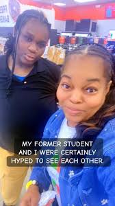 It was great seeing my former student. Yes we were both hyped up to see  each other. #Educatorsrock #teachthemyoung #blessed #explorepage  #reelsinstagram #explore #facebookreel #hypemeup #reelsfacebook ...