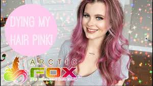 Arctic fox is formulated to fade within the original color spectrum, so as the color fades, the shades will continue to be the same gorgeous hue. Dying My Hair Pink Using Arctic Fox Hair Dye Video Youtube
