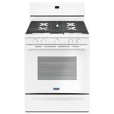 Find your next gas range with maytag. Maytag 5 0 Cu Ft Gas Range With 5th Oval Burner In White Mgr6600fw The Home Depot